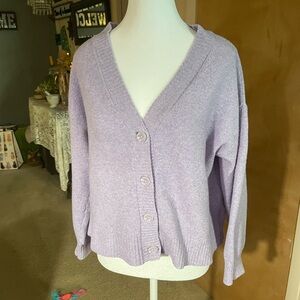 Vero Moda Lilac Button-Up Cardigan